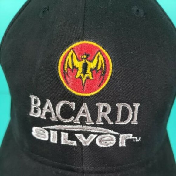 Bacardi Silver Rum Baseball Cap Hat Fitted one size. - Picture 6 of 10